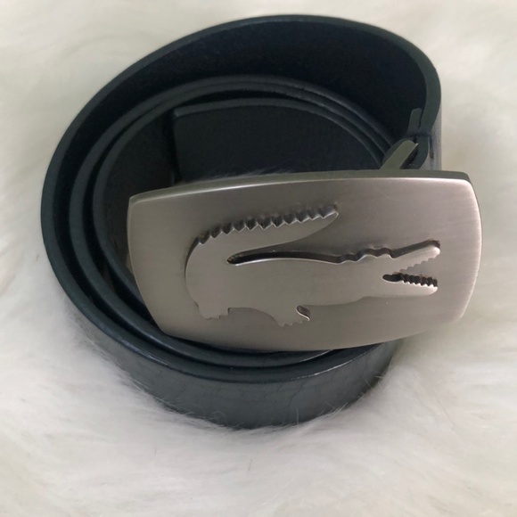 Lacoste Dark Bluish Leather Belt main image 5